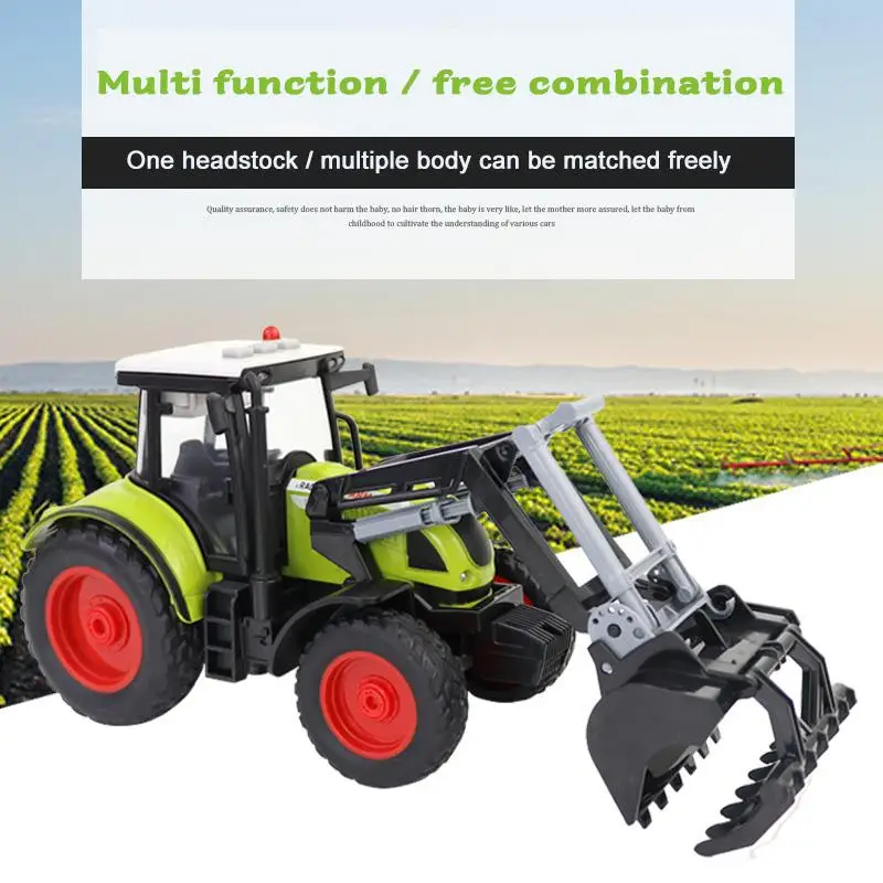 Сельскохозяйственный трактор фермерский автомобиль детская игрушка симулятор