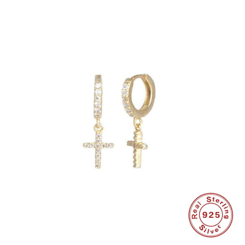 Серьги подвески женские из серебра 925 пробы в стиле панк|Серьги-гвоздики| |