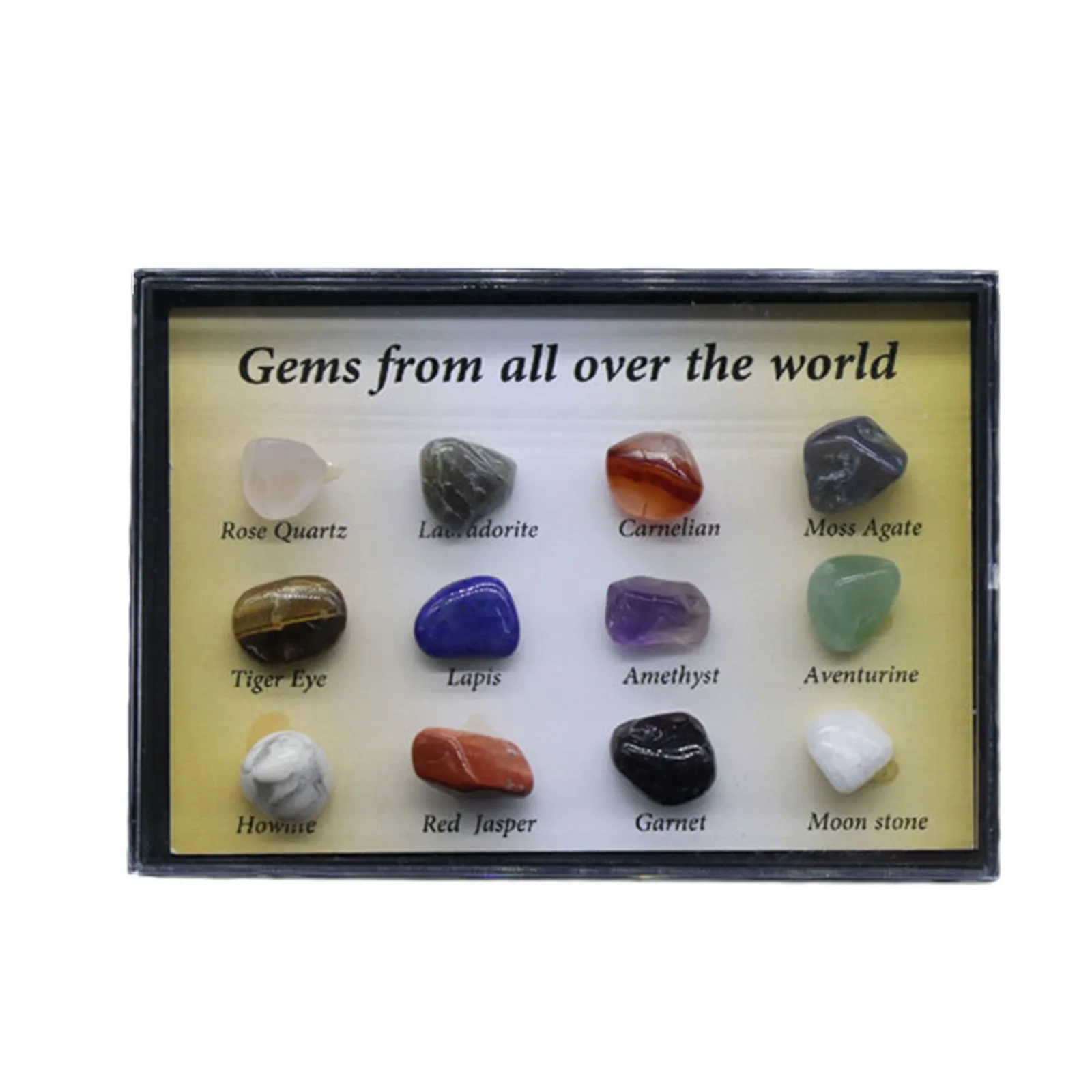 

12pcs Natural Mixed Quartz Crystal Stone Rock Gravel Specimen Tank Decor Natural Stones Minerals Mixed Natural Crystal Specimens