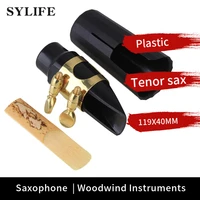 4 tenor saxophone mouthpiece with cap and ligature reed set golden