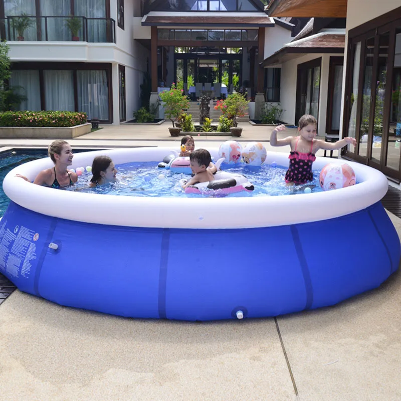 Family Inflatable Swimming Pool Adult Round Top Ring Accessories Water Playing Unisex Pisina | Мать и ребенок