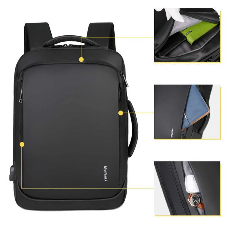 Рюкзак мужской водонепроницаемый для ноутбука 15 6 дюйма профессиональная