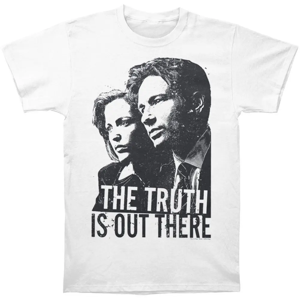 X файлы Мужская истина Футболка белая рокабилия Лето Горячая Распродажа Новая