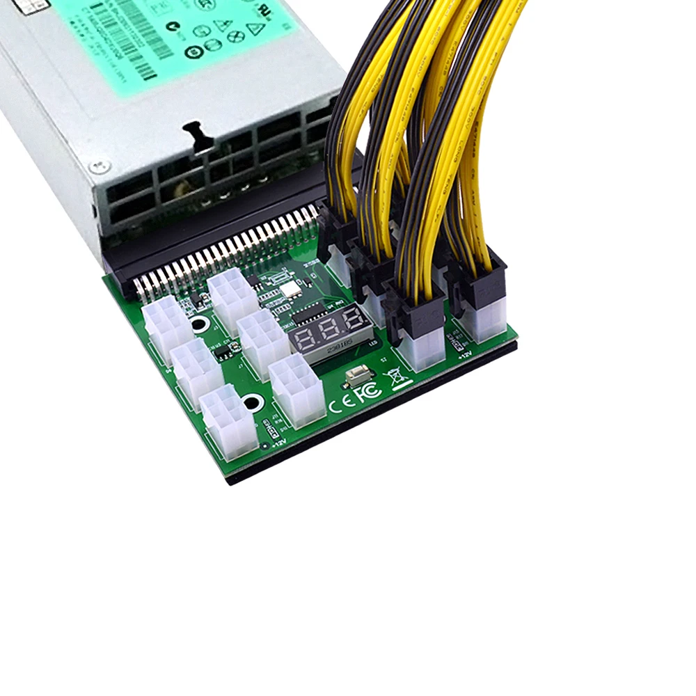 CHIPAL Power Module Breakout Board for HP 1200W 750W PSU Server Conversion with 17/12 50cm 6pin Connector Video Card | Компьютеры и