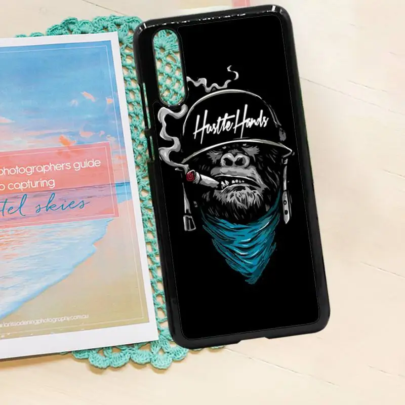 

COOL smoking monkey fashion pattern luxury funda phone case PC for iPhone 11 12 pro XS MAX 8 7 6 6S Plus X 5S SE 2020 XR