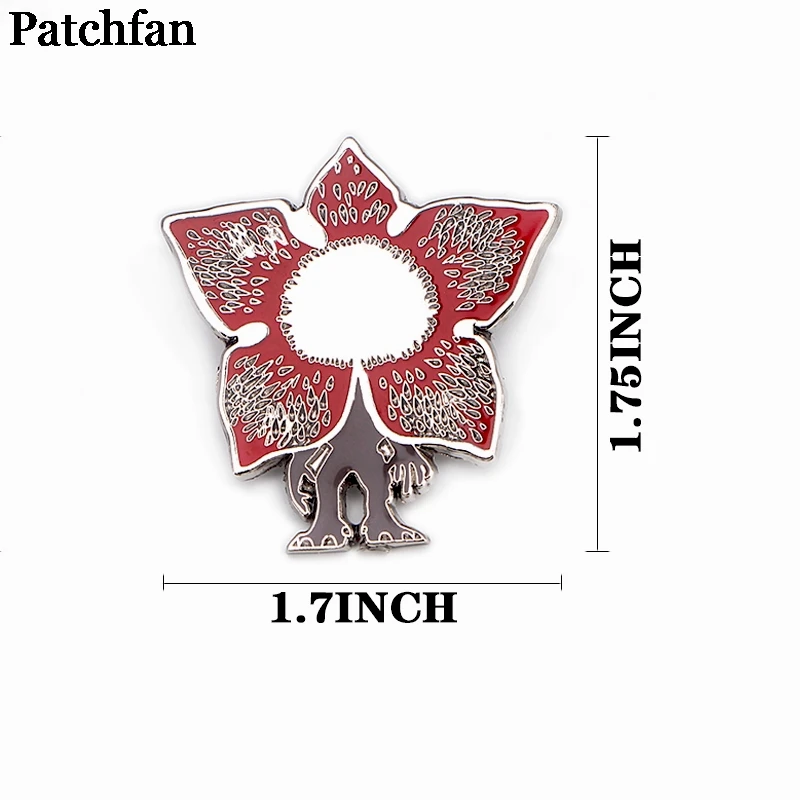 Patchfan очень странные дела броши для мужчин и женщин гордость цинка Эмаль на