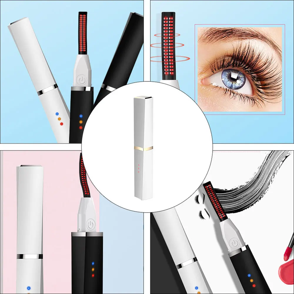 

1PC USB Perm Eyelash Curler Electric Heated Eyelash Brush for Lady