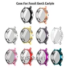 Чехол для Fossil Gen 5 Carlyle, смарт-часы с покрытием из ТПУ, защитный чехол, чехол с полным покрытием, защита экрана