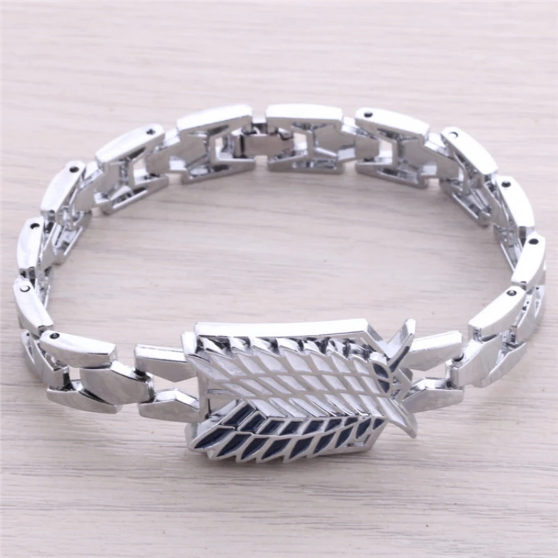 

Мультяшные браслеты из сплава с крыльями свободы из аниме «атака на Титанов» для мужчин и женщин, косплей, опрос, корпус, фигурки, игрушки, по...