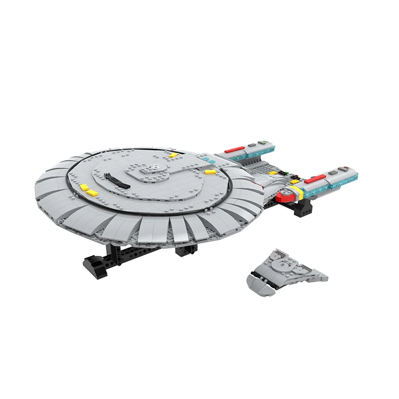 

MOC Galaxy-class Explorer Spaceship Building Blocks For Space of Trek Model fighter Interstellar-Airship Bricks Toy For boy Gift
