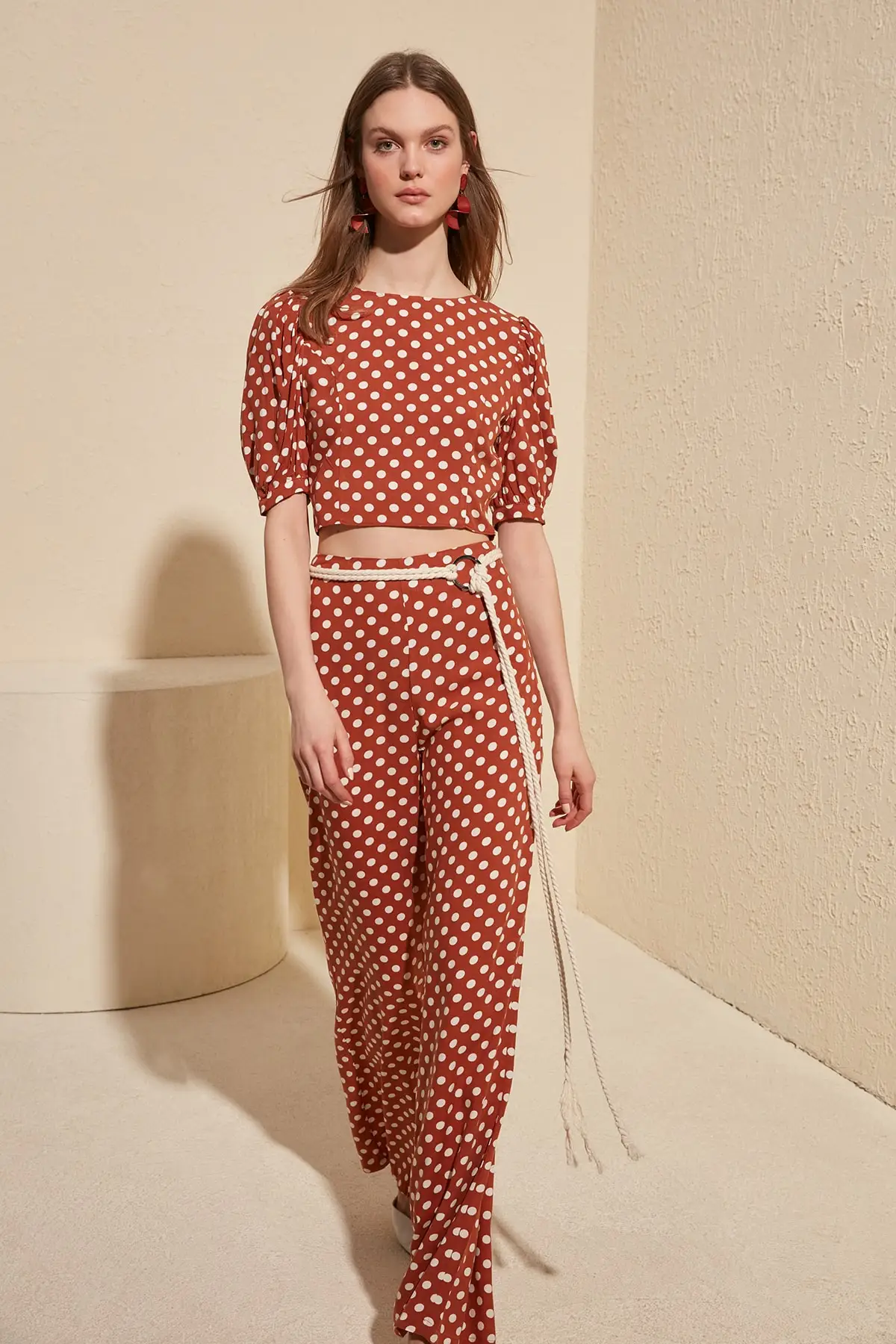 Брюки в горошек TWOSS20PL0027|Брюки| |