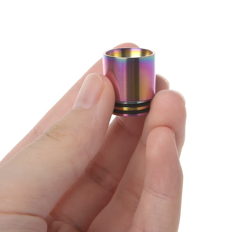 

810 Stainless Steel Rainbow Electronic Cigarette Mouthpiece Drip Tip For TFV8
