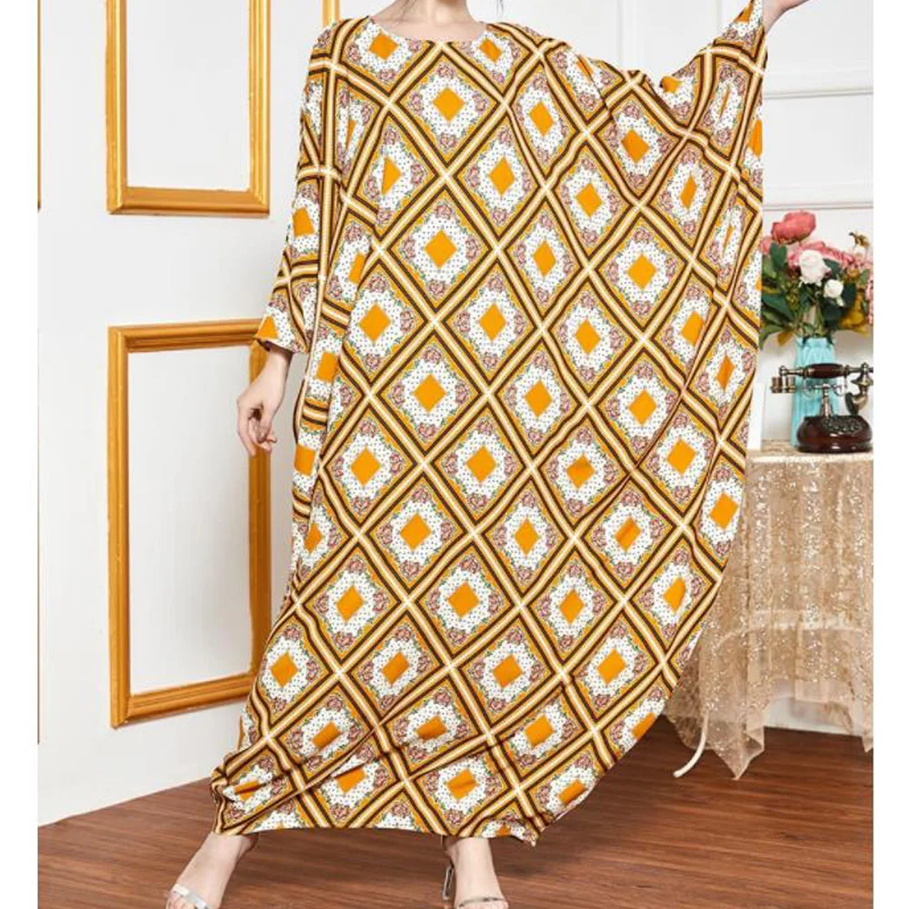

Kaftan Dubai Abaya Muslim Dress Turkish Pakistani Caftan Marocain Qatar Islam Clothing Baggy Loose African Dresses For Women