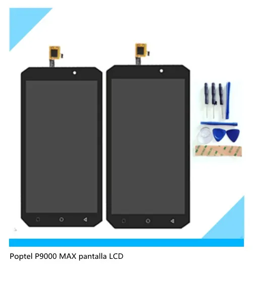 Poptel P9000 MAX ЖК-дисплей и сенсорный экран 5," Poptel P9000 MAX экран дигитайзер сборка Замена+ Инструменты