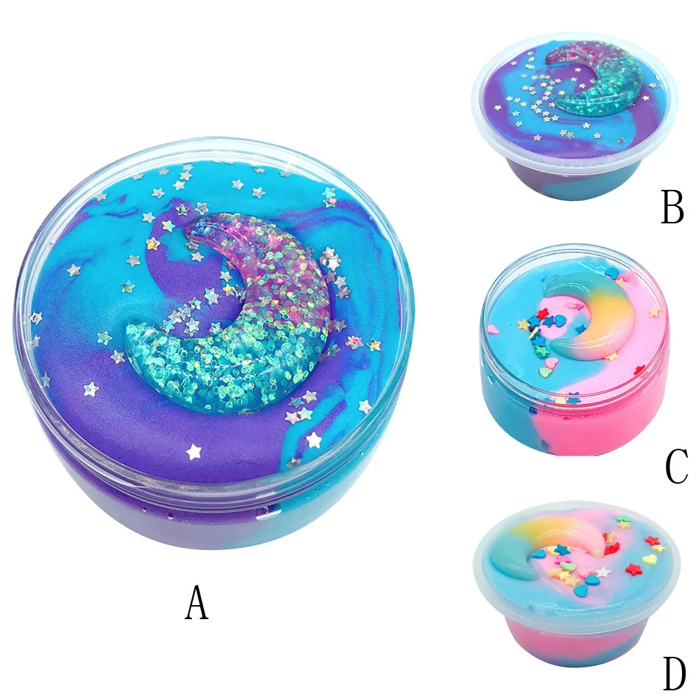 

Beautiful Color Mixing Cloud Slime Scented Stress Kids Clay Toy Children's Favorite Gift Decompression Toys детские игрушки#5