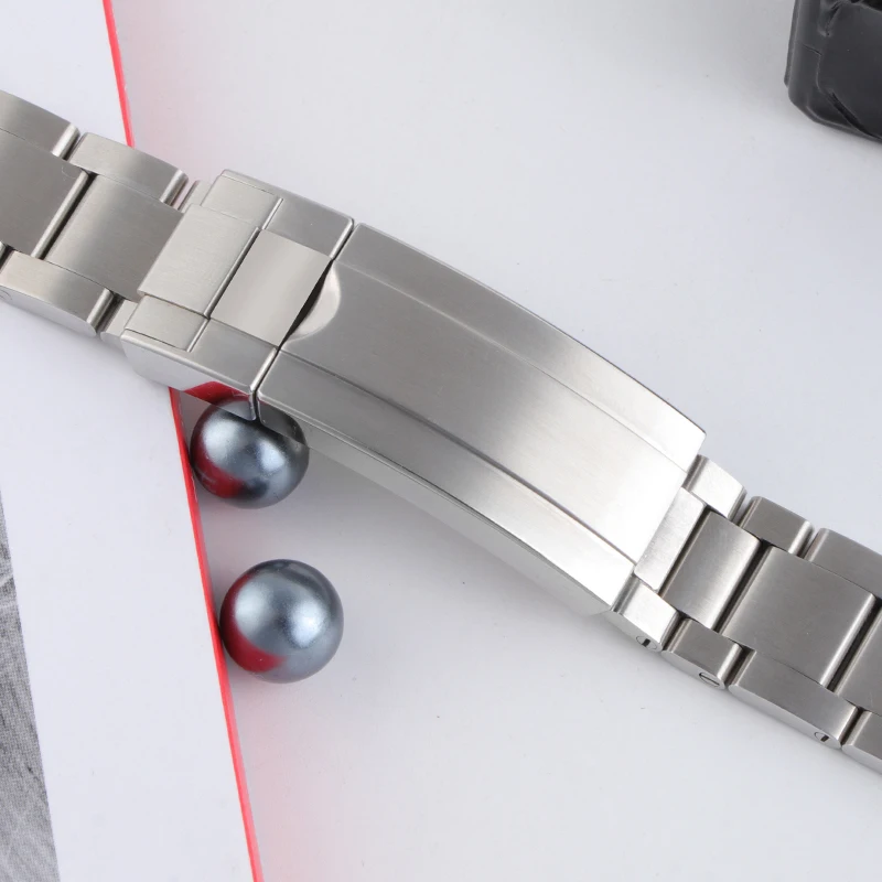 Высококачественный Браслет для часов из нержавеющей стали 20 мм серебряный