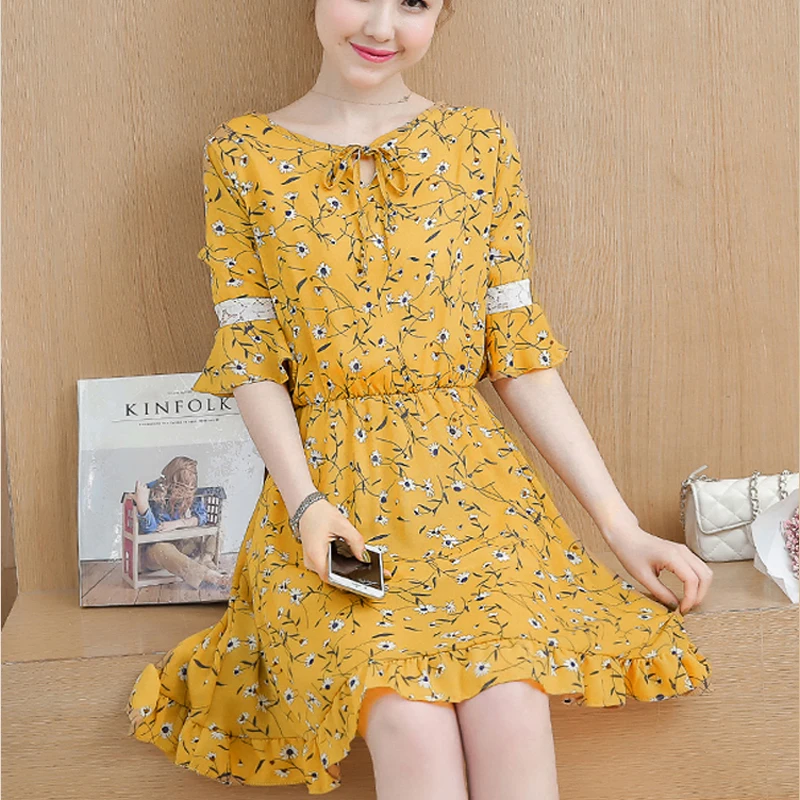 свободные Цветочные шифоновые топы с цветочным принтом женские рубашки круглым