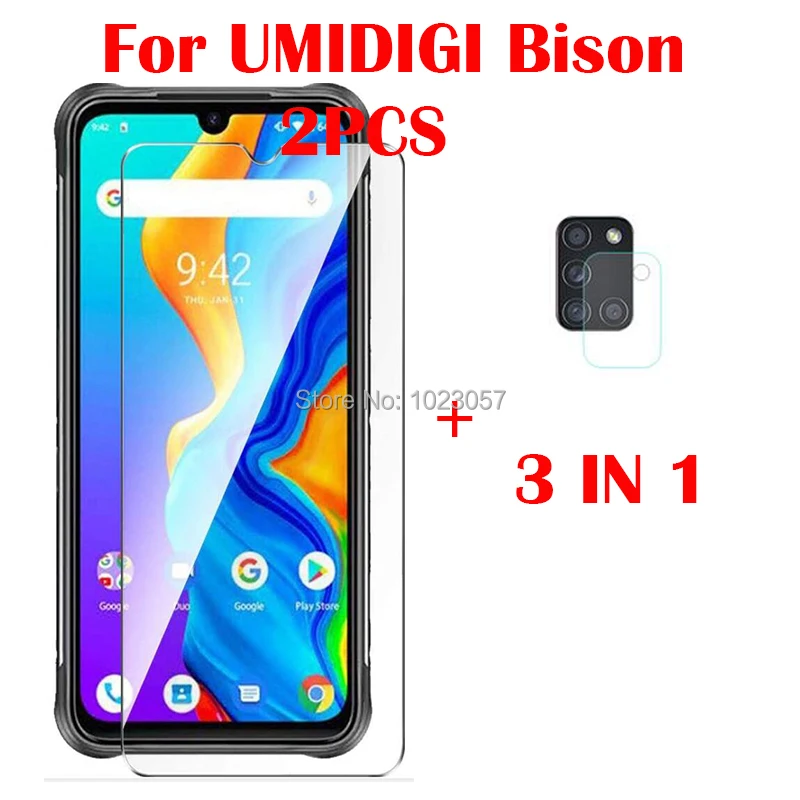 2 в 1 Камера закаленное Стекло на UMIDIGI Зубр GT Экран протектор для 2.5D