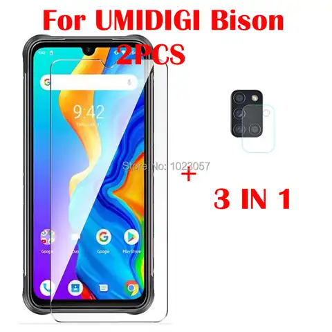 Закаленное стекло 2-в-1 для UMIDIGI Bison GT, Защитное стекло для экрана UMIDIGI Bison 2.5D