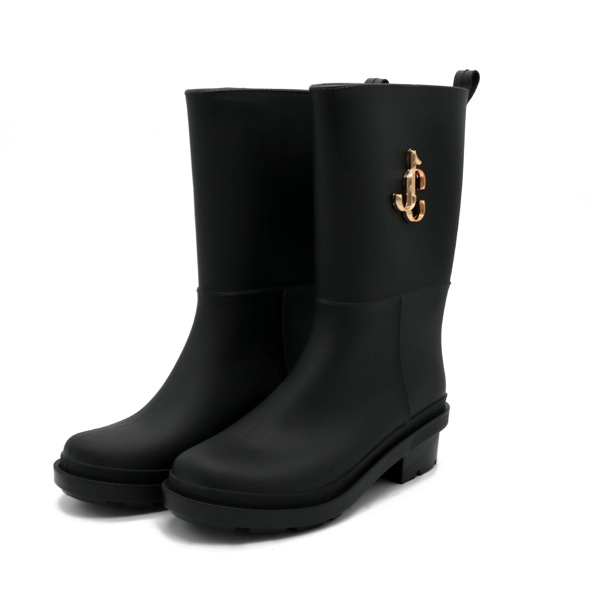 Pvc High Rain Boots for Women Waterproof Water Shoes Tall 2021 Autumn New Female Casual Day | Обувь