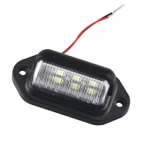 1pcs dc 12v car rear trunk switch assembly license plate lamp warm white light reverse rear license plate lamp car accessories