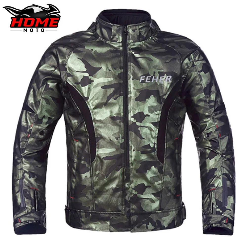 

Motorcycle Jacket Protection Motorcycle Accessories Reflective Racing Jacket Anti-fall 7pcs Protector Waterproof Motociclista