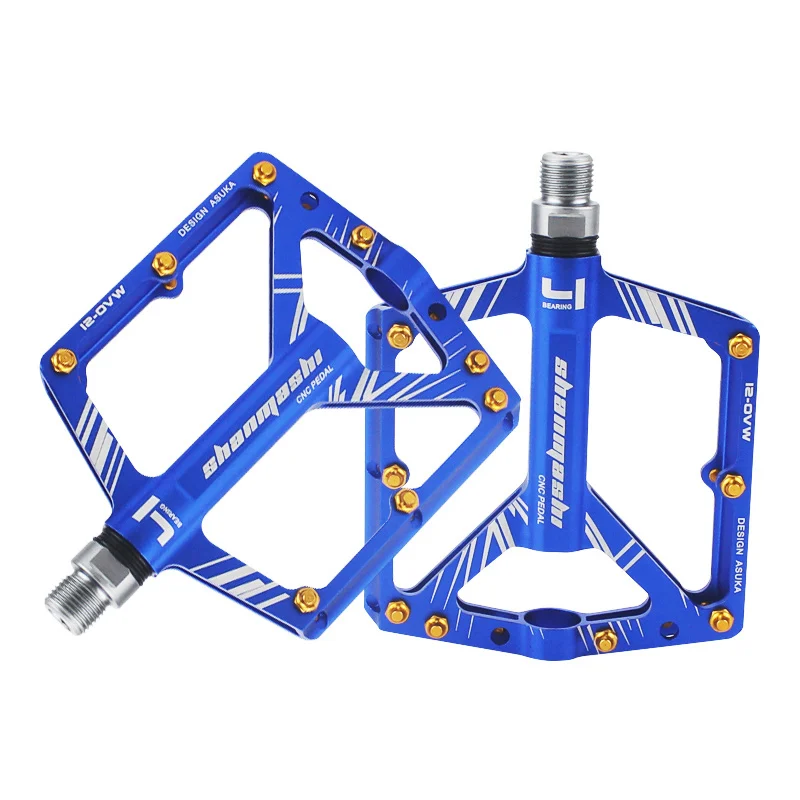 

Antiskid Bearing Bicycle Pedal Aluminum Cleat Bolt Ultralight Mountain Bike Platform Pedal Adapter Bicicleta BMX Parts Ed50bp