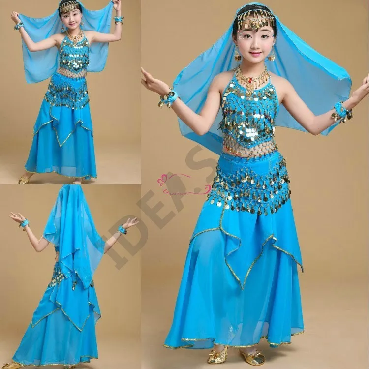 Детский костюм для индийского и египетского танца живота профессиональный