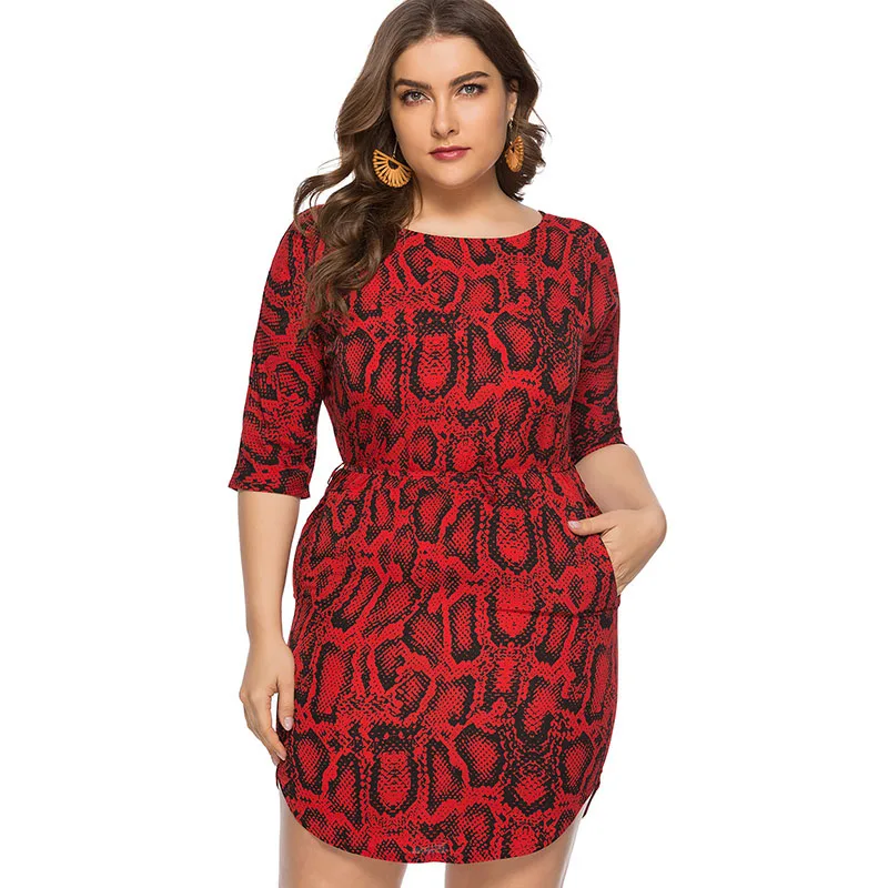 МК 2019 Лето Новое поступление WomensPlus Размеры миди neon платье 4XL 5XL 6XL Модные женские