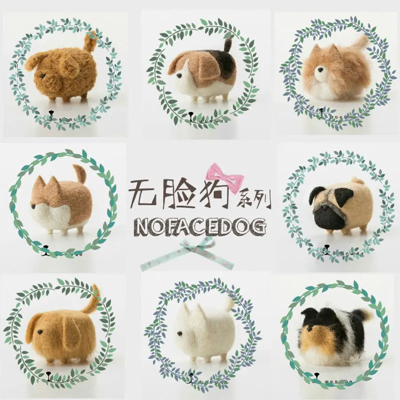Jiwuo игрушечная кукла из шерсти войлока фетровое ремесло сделай сам набор без