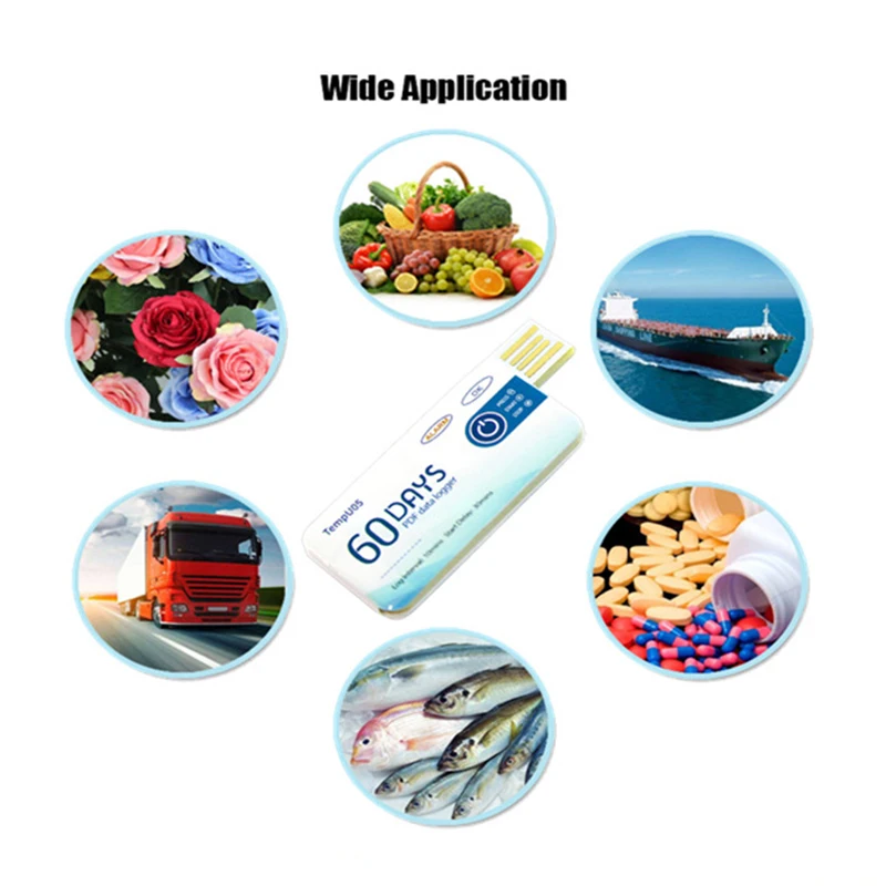 USB Регистратор температуры регистратор данных одноразовые 60 дней записи 1000