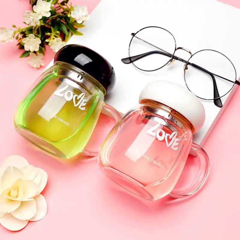 Цветочный чай бутылка для воды чашка Carafe питьевая мультяшная с молочным соком