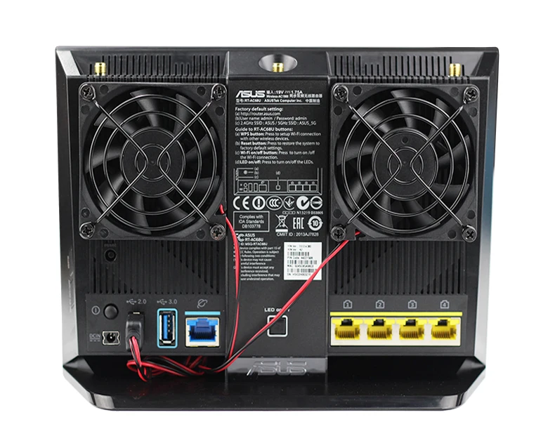 ASUS маршрутизатор AC86U EX6200 Вентилятор охлаждения 7 см тихий вентилятор USB вентилятор охлаждения RT-AC68U AC1900P Tenda AC15 маршрутизатор Вентилятор охлаждения температура