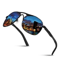 classic polarized sunglasses men shades retro pilot sun glasses luxury brand designer male metal travel driving eyewearuv400