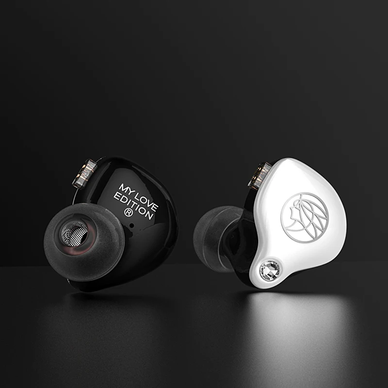 TFZ MyLove Edition HIFI металлическая гарнитура, гибридные наушники в ухо, Спортивная гарнитура с шумоподавлением, 55Ω 108dB, KING PRO - Цвет: 004-Black