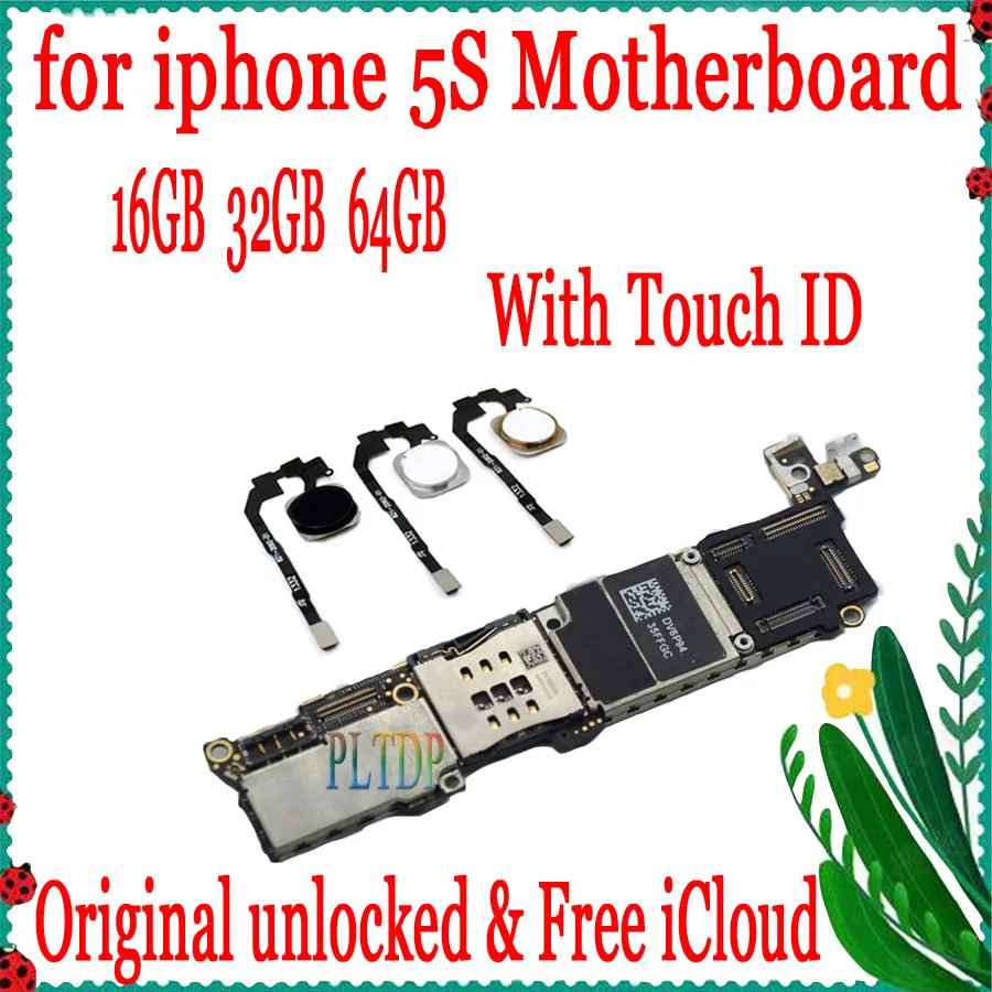 Материнская плата для Iphone 5S с системой IOS 100% оригинальная Заводская