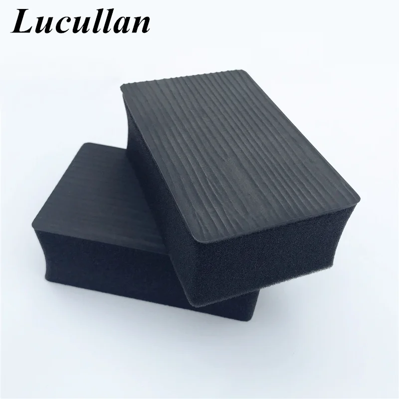 Губка для автомобильного детейлинга Lucullan Nano Tech волшебная глина применять глину