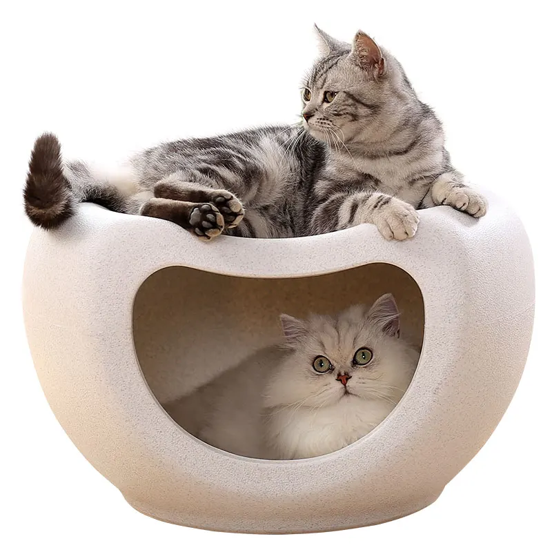 

Clean red cat nest hot all year round global closed sleep dig washable dog cage pet coffee table