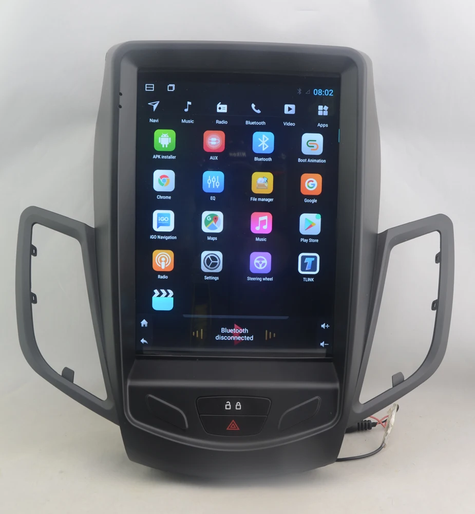 9.7&quot tesla vertical screen Octa core Android 10 Car GPS radio Navigation for Ford Fiesta 2009-2017 | Автомобили и мотоциклы