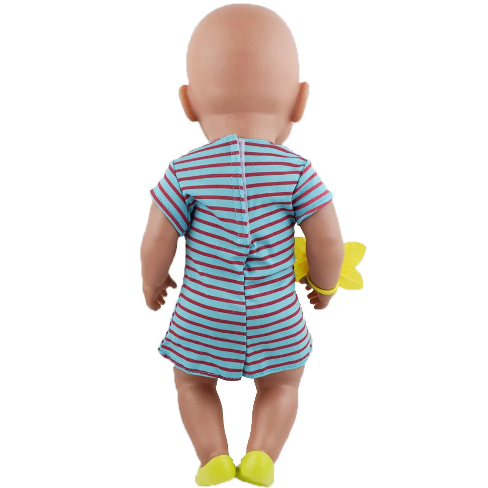 Новое платье для 43 см Детская кукла милые Джемперы комбинезоны 17 дюймов Zapf