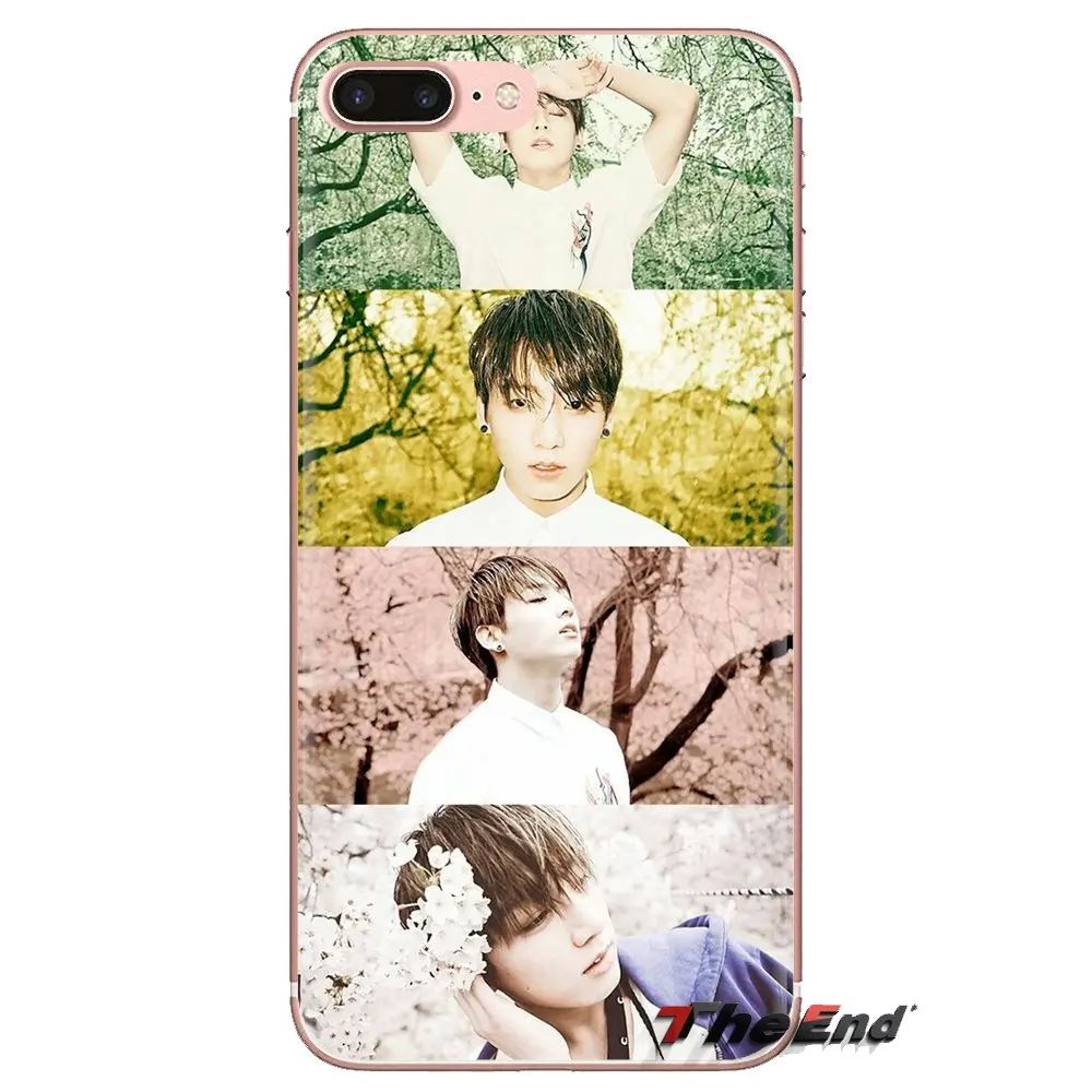 Чон jungkook Корея KPOP мягкие чехлы для iPhone XS Max XR X 4 4S 5 5S 5C SE 6 6S 7 8 плюс samsung Galaxy J1 J3 J5 J7 A3 A5