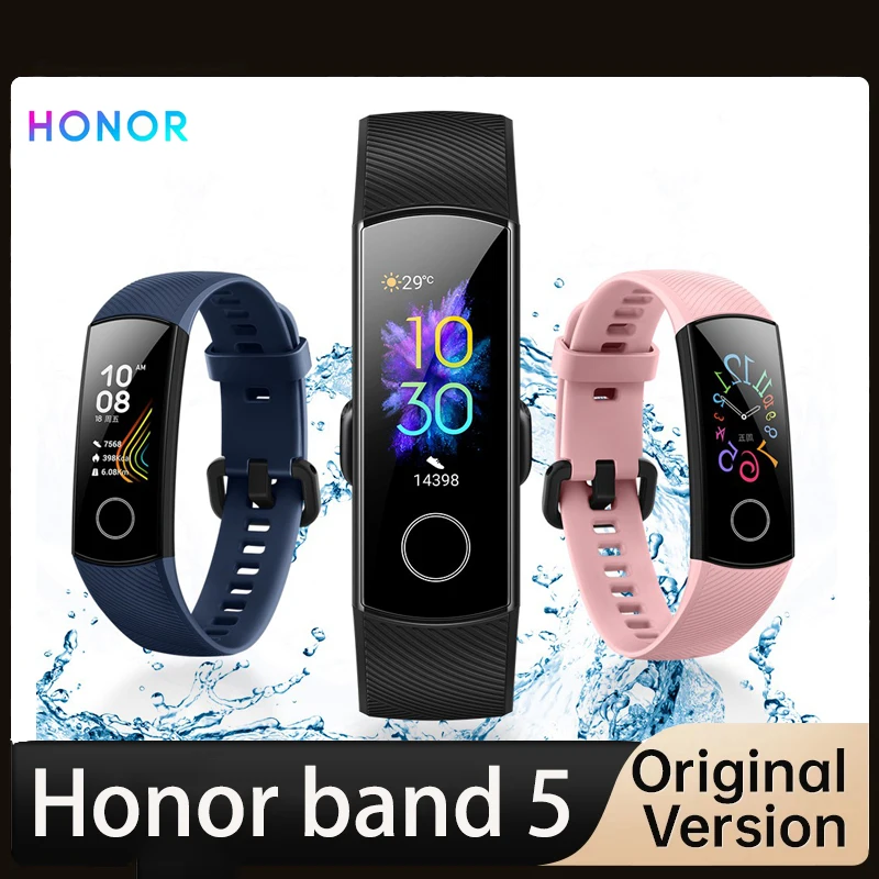 Оригинальный Смарт браслет Huawei Honor Band 5 с цветным сенсорным экраном и