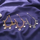 Браслет женский круглый с подвеской MEYRROYU, из нержавеющей стали, архилический, двухслойный, 2021