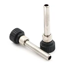 2 набора, розетка + гайка + электрическая деревянная головка, аксессуары для паяльной станции, железная головка 936, железная наконечник, втулка