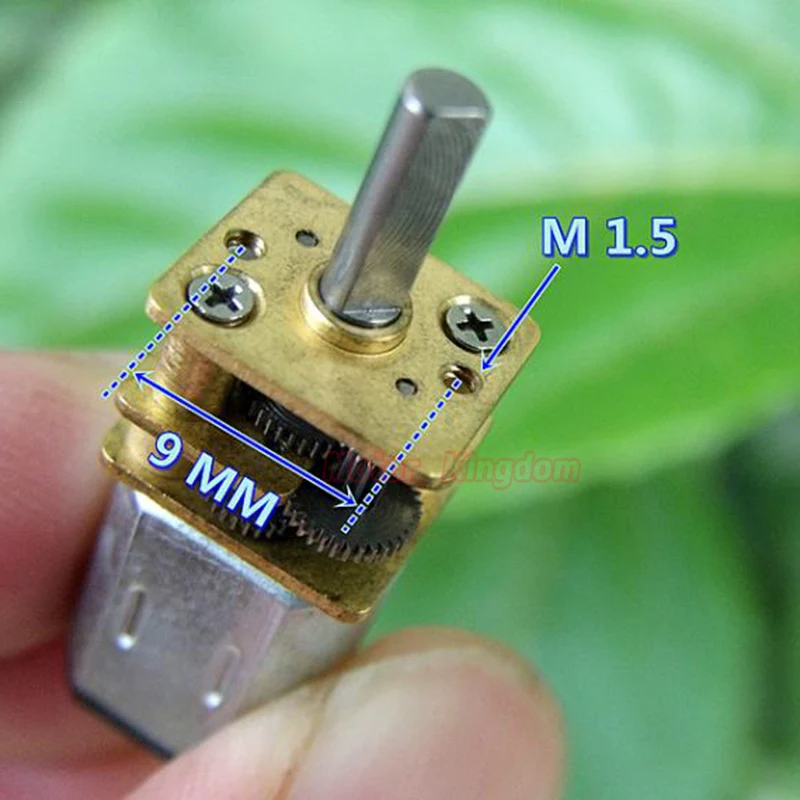 Микро Мини N20 мотор-редуктор DC 3V 5V 6V 30RPM-60RPM медленная скорость полная