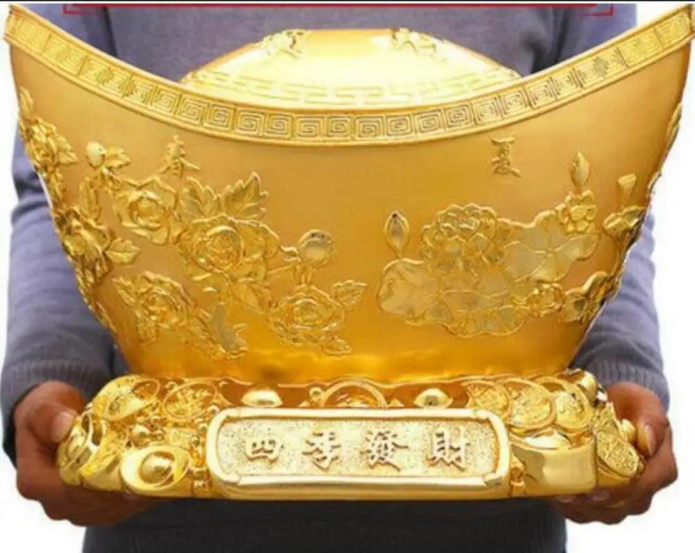 Медная статуя изделия из смолы большая китайская капуста kirin домашнее