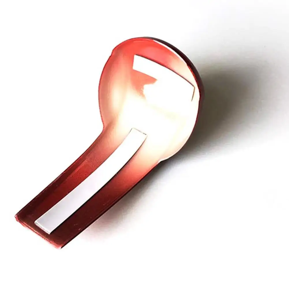 Автомобильный углеродное волокно/красный/серебристый принт чехол для рычага