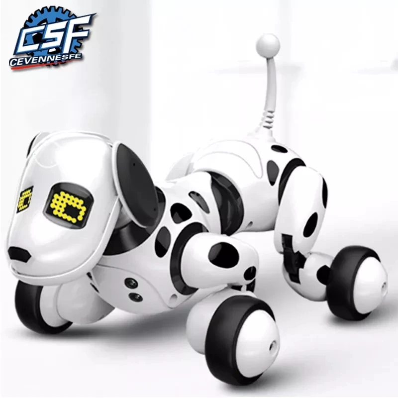 2021 New Electronic Pet RC Robot Dog Voice Remote Control Toy 2.4G Wireless Programmable Talking Children's | Игрушки и хобби