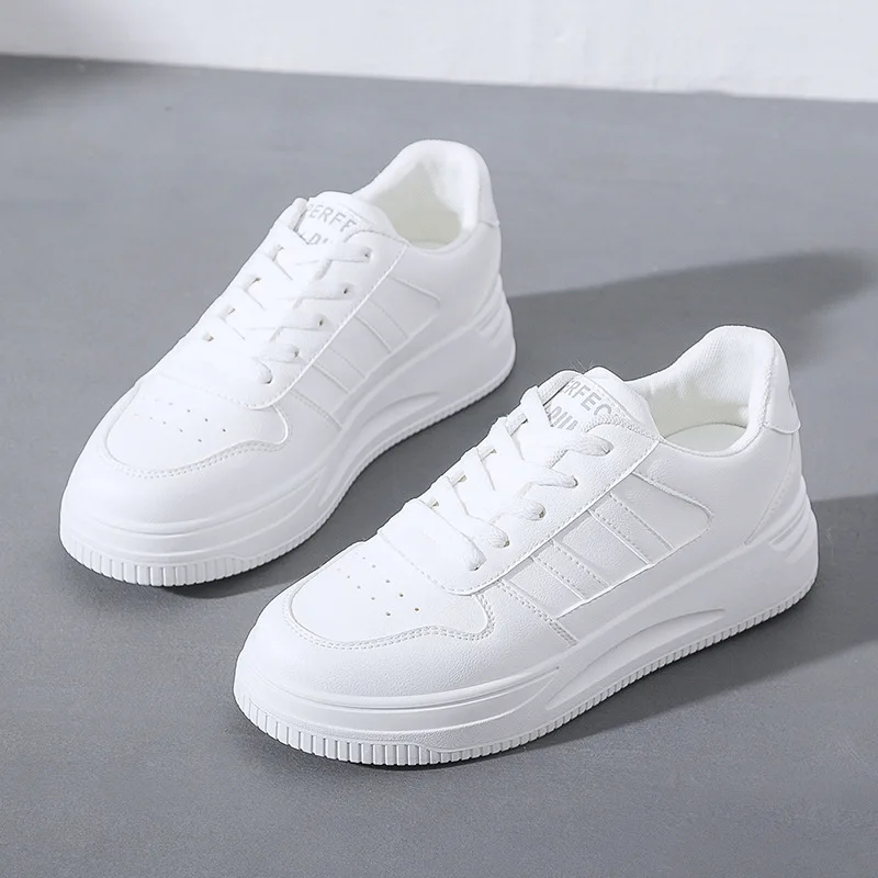 

White Sneakers Women Vulcanize Shoes Woman Fashion 2021 Trend Tennis Platform Shoes Women New Arrival Casual Sneakers Woman Shoe