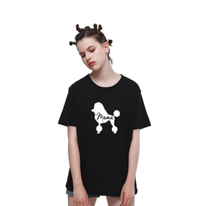 Рубашка для собаки, мамы, пуделя, подарки для владельца собаки, футболка на день матери, топы для любителей домашних животных, для любителей собак, одежда для мамы, женские футболки для любителей животных